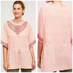 Anthropologie One September Euphemia Peasant Blouse